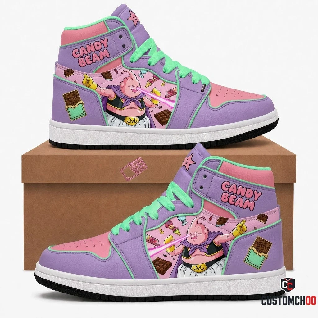 Majin Buu Anime Canvas High Top Sneakers