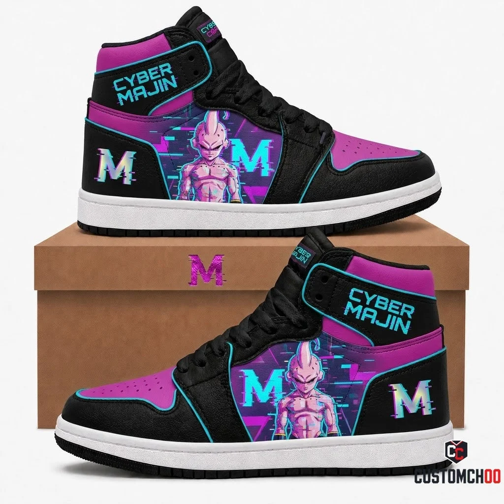 Majin Buu Anime Canvas High Top Sneakers