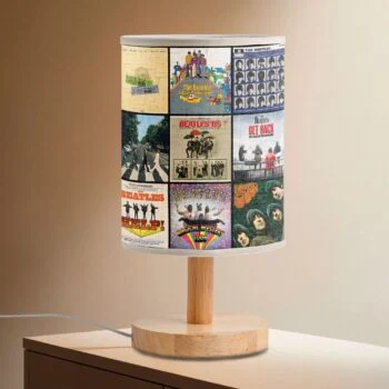 🎵 The Beatles Album Cover Lamp – Retro Music Decor
