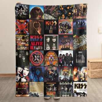 KISS Sherpa Blanket – A Rock & Roll Hall-of-Fame Tribute for Superfans