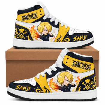 Limited Edition One Piece Squad Fan Shoes — Anime High Top Sneaker Gift