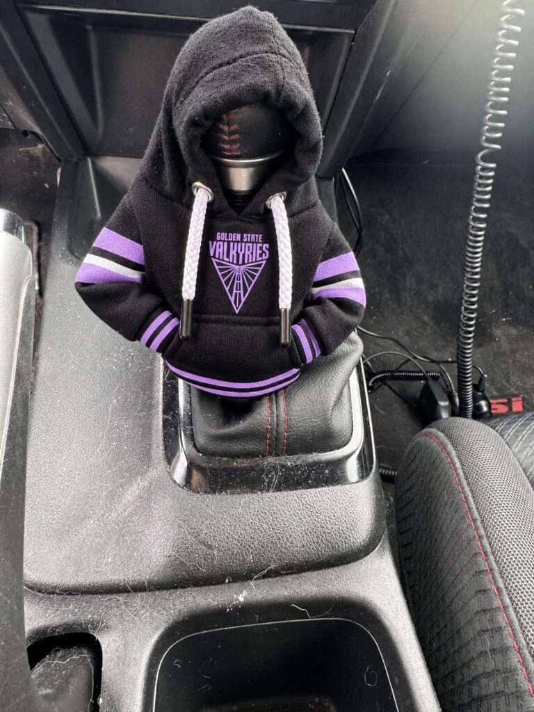 Golden State Valkyries hoodie shift knob cover