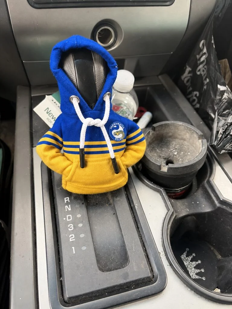 Parramatta Eels hoodie shift knob cover