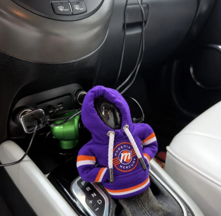 Phoenix Mercury hoodie shift knob cover