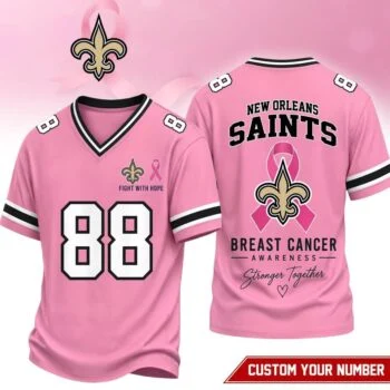 New Orleans Saints Custom Football Jersey, Courage Beyond the Game