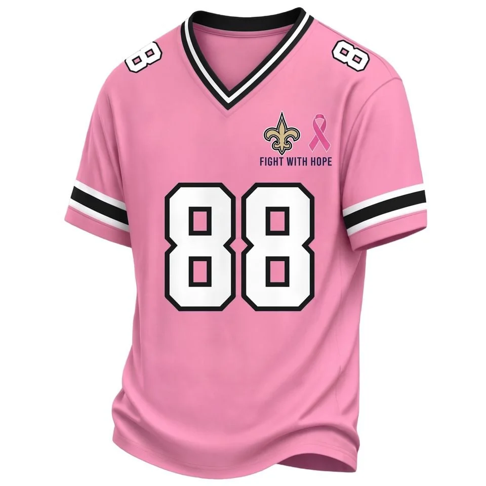 custom product 5faafed4defc362598c11a623067a137 2.jpg New Orleans Saints Custom Football Jersey, Courage Beyond the Game