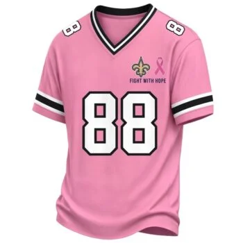 New Orleans Saints Custom Football Jersey, Courage Beyond the Game