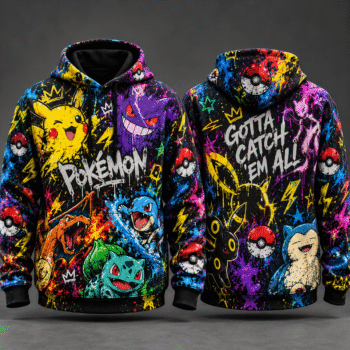 PKM Graffiti AOP T-Shirt Sweatshirt Hoodie