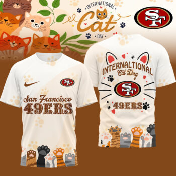 San Francisco 49ers | Premium NFL International Cat Day 3D Shirt HI