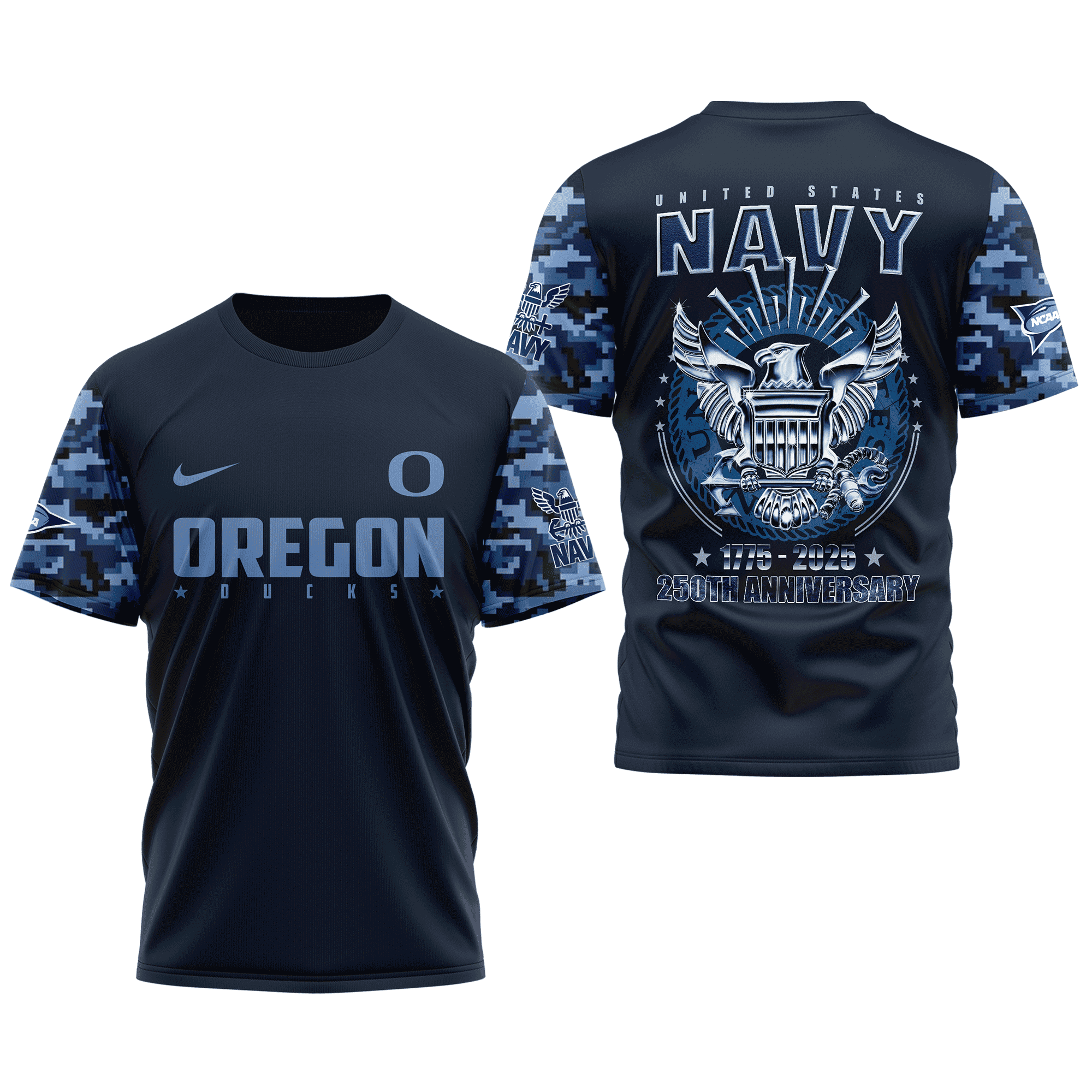 gexdmnruhaCdkmjzgiAdgnrygexdambqgaxdmmbxhezdanbxgCCtgnbzgxxdsna.png Oregon Ducks | Premium NCAA Navy 250 Years 3D Shirt TD