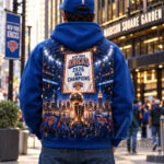 new york knicks 2026 nba champions championship banner night hoodie