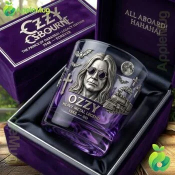 Ozzy Heavy Metal Legend Whiskey Glass(No Box)