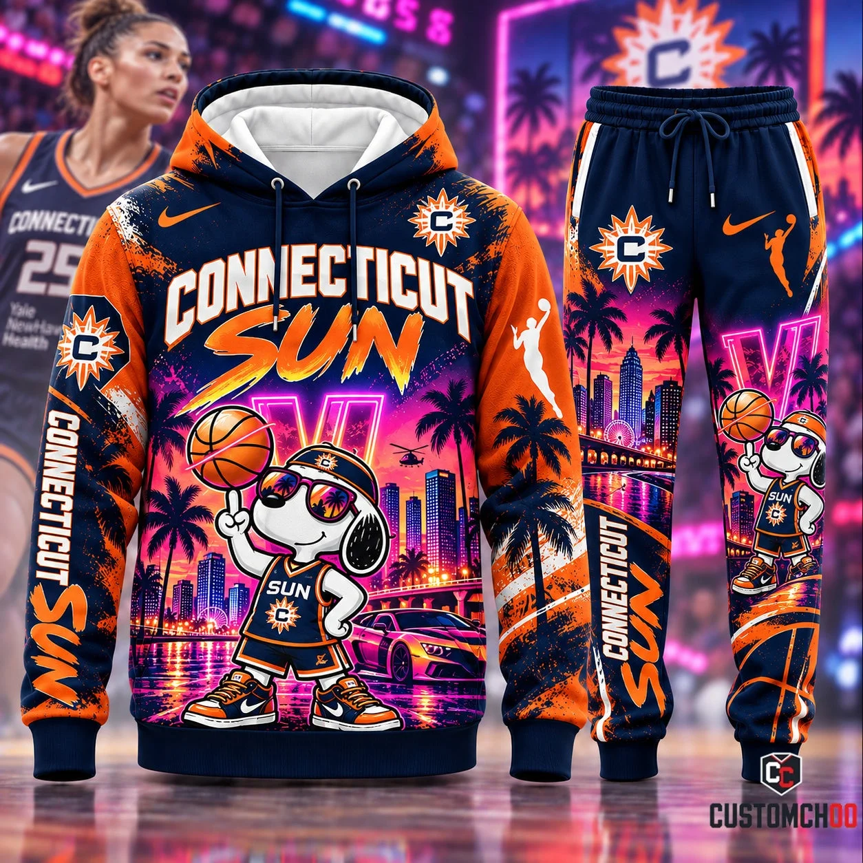 Beagle Dog x GTA VI - Women’s Basketball Fan Set — Hoodie & Sweatpants | All 15 Teams Available