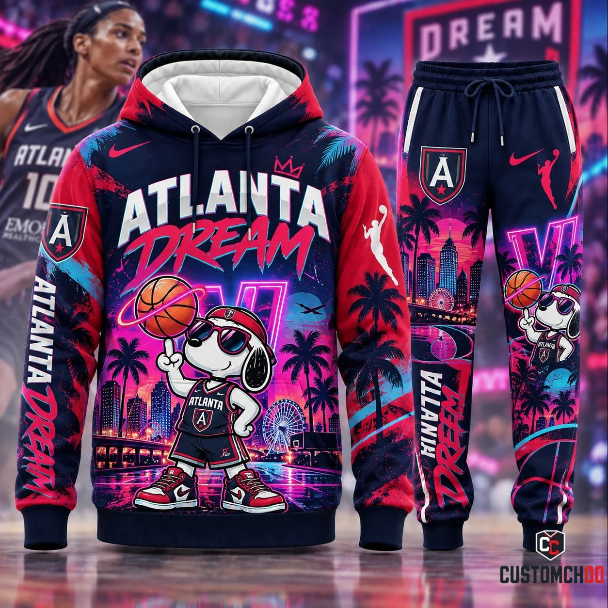 Beagle Dog x GTA VI - Women’s Basketball Fan Set — Hoodie & Sweatpants | All 15 Teams Available